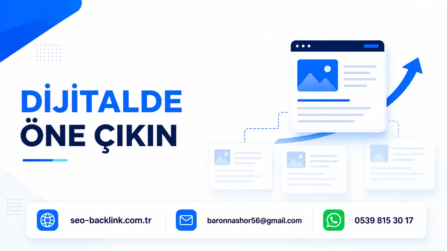 Otoriter Siteden Backlink Alırken Kontrol Listesi için SEO ve backlink çalışma görseli