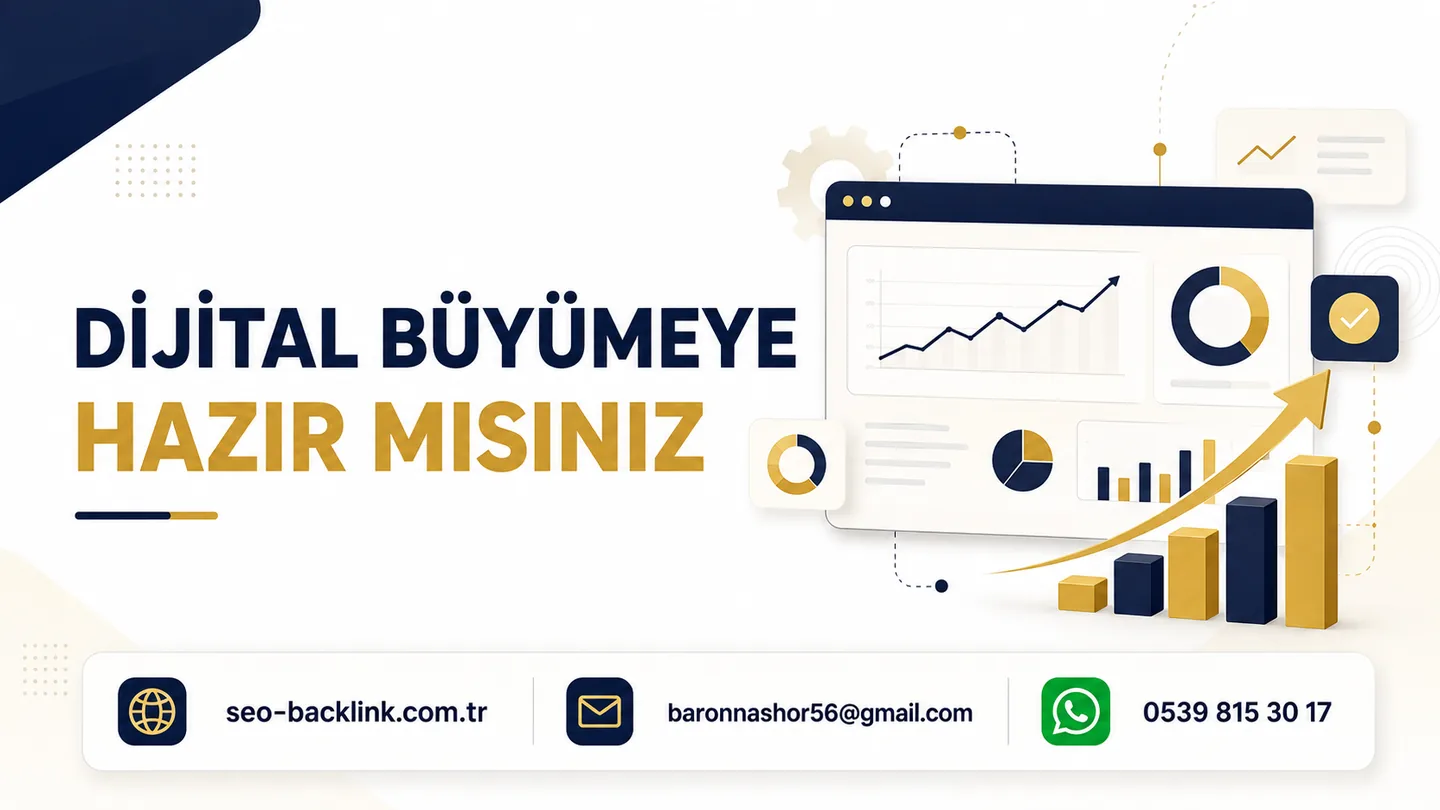 SEO Ajansı Performansı Nasıl Ölçülür? için SEO ve backlink çalışma görseli
