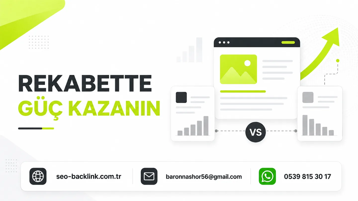 Lighthouse Erişilebilirlik Denetimi ve SEO için SEO ve backlink çalışma görseli