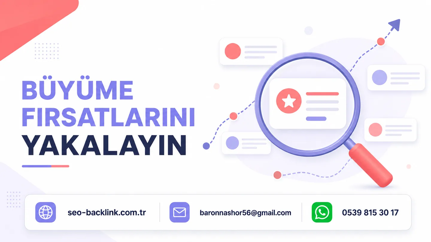 SEO Ajansı Geçiş Süreci için SEO ve backlink çalışma görseli