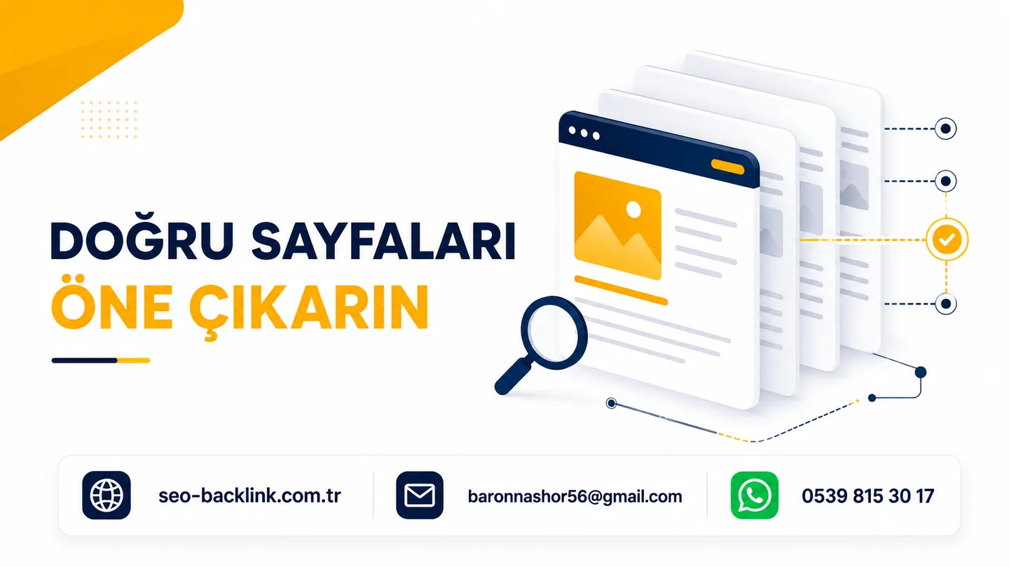 E-Ticaret SEO Ürün Sayfası Optimizasyonu için SEO ve backlink çalışma görseli